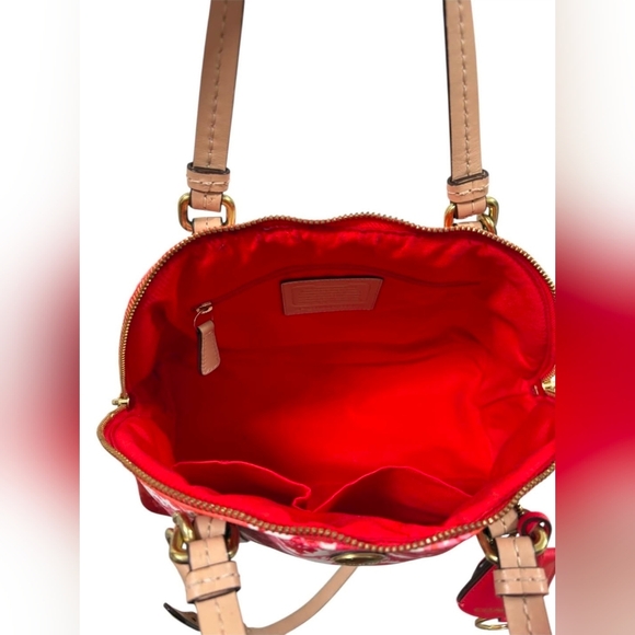 Coach Peyton Floral Cora Domed Satchel - Picture 10 of 11